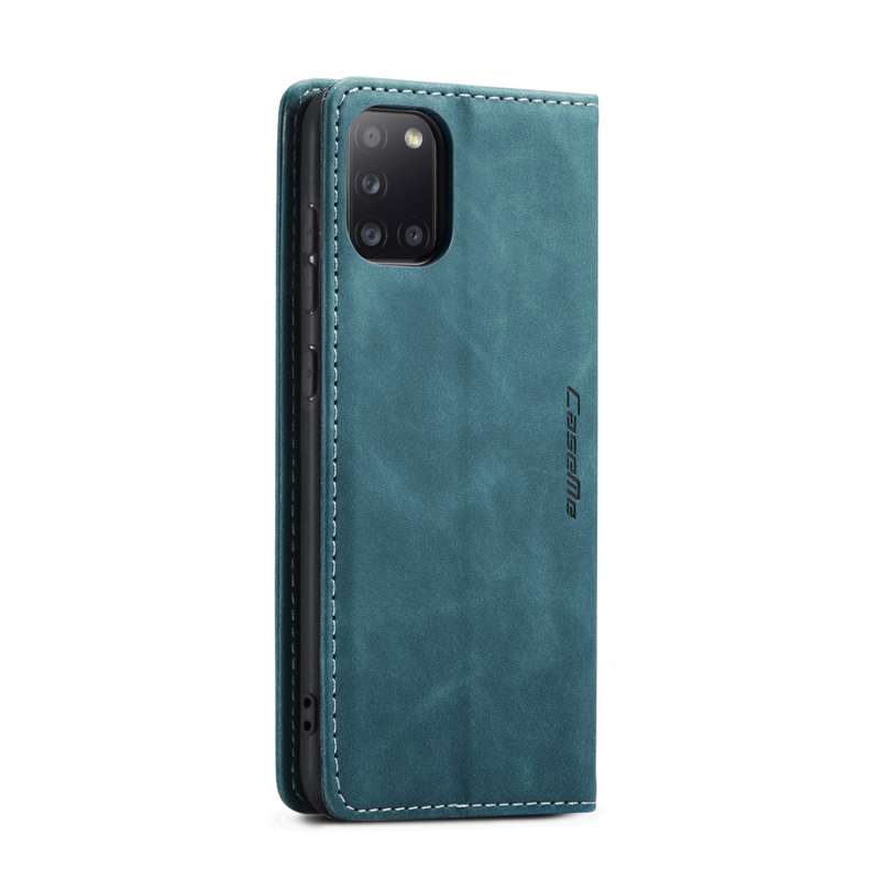 For Samsung Galaxy A31 CaseMe-013 Multifunctional Retro Frosted Horizontal Flip Leather Case with Ca