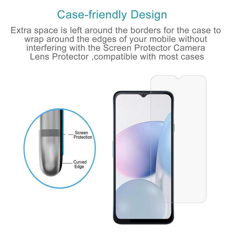 For Cubot Note 50 50pcs 0.26mm 9H 2.5D Tempered Glass Film