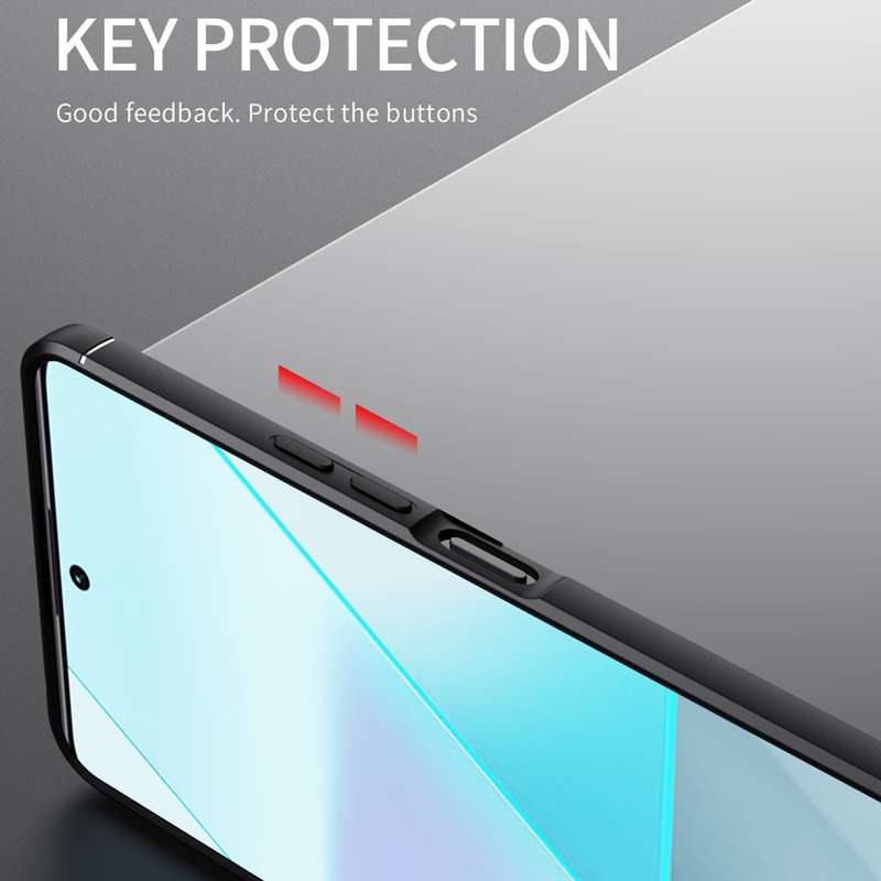 For Xiaomi Redmi Note 13 Pro China Metal Ring Holder TPU Phone Case(Black+Gold)