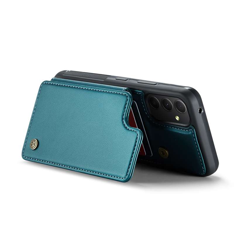 For Samsung Galaxy A34 5G CaseMe C22 Card Slots Holder RFID Anti-theft Phone Case(Black)