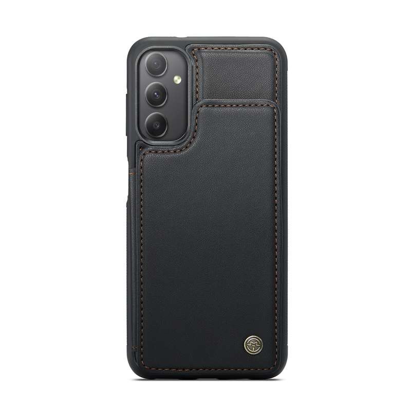 For Samsung Galaxy A34 5G CaseMe C22 Card Slots Holder RFID Anti-theft Phone Case(Black)