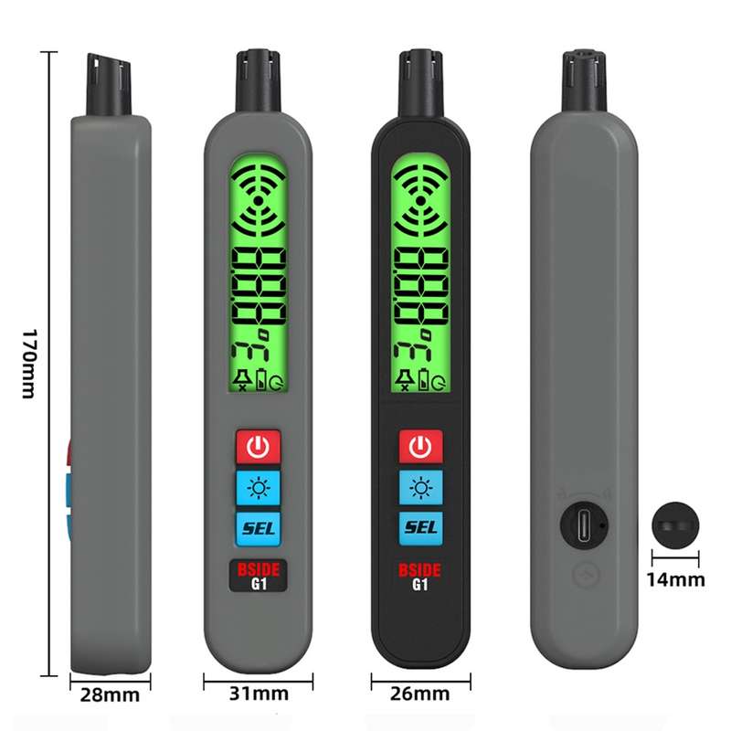 BSIDE G1 Portable Rechargeable Combustible Gas Detector