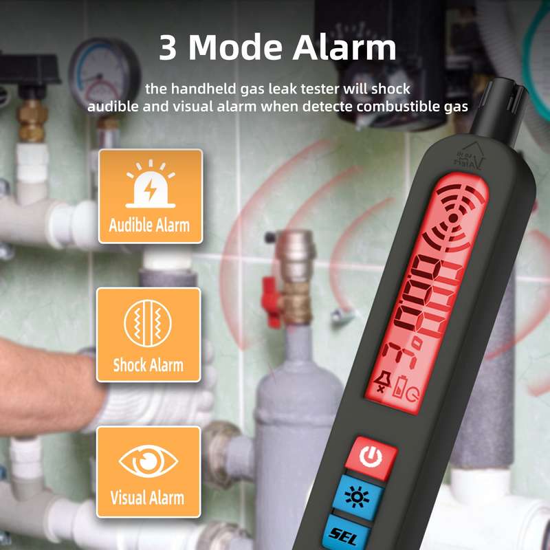 BSIDE G1 Portable Rechargeable Combustible Gas Detector