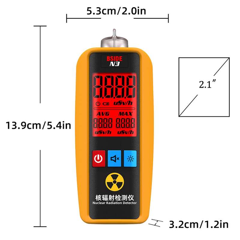 BSIDE N3 Handheld Home Nuclear Radiation Detector