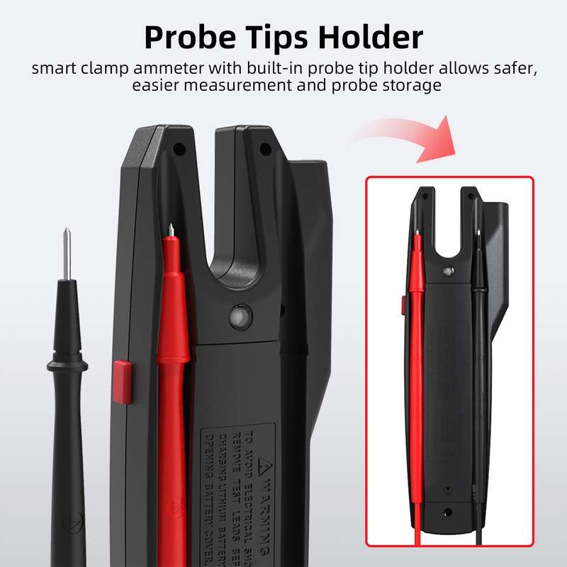 BSIDE U6 AC/DC Clamp-on Infrared Temperature Measurement Multimeter