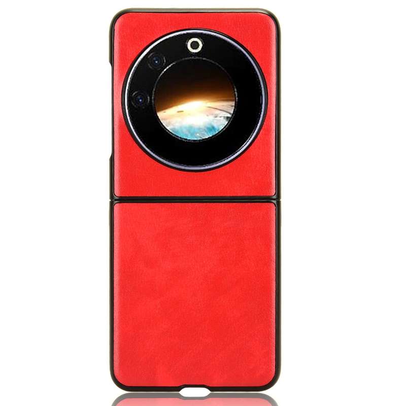 For Tecno Phantom V Flip Litchi Texture Back Cover Phone Case(Grey)