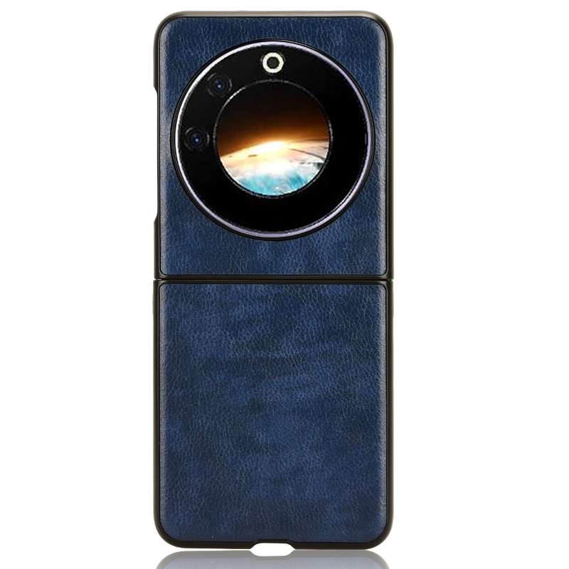 For Tecno Phantom V Flip Litchi Texture Back Cover Phone Case(Grey)