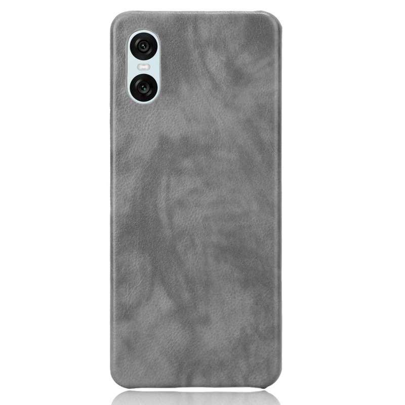 For Sony Xperia 10 VI Litchi Texture Back Cover Phone Case(Grey)