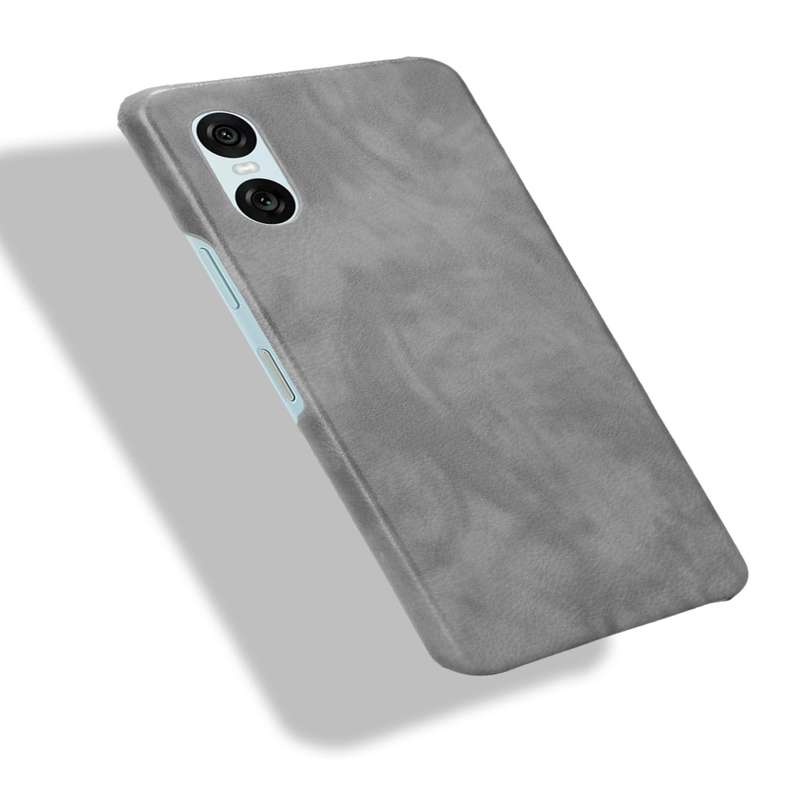For Sony Xperia 10 VI Litchi Texture Back Cover Phone Case(Grey)