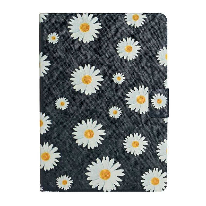 For Samsung Galaxy Tab A9 Colored Drawing Horizontal Flip PU Tablet Case with Sleep / Wake-up Functi