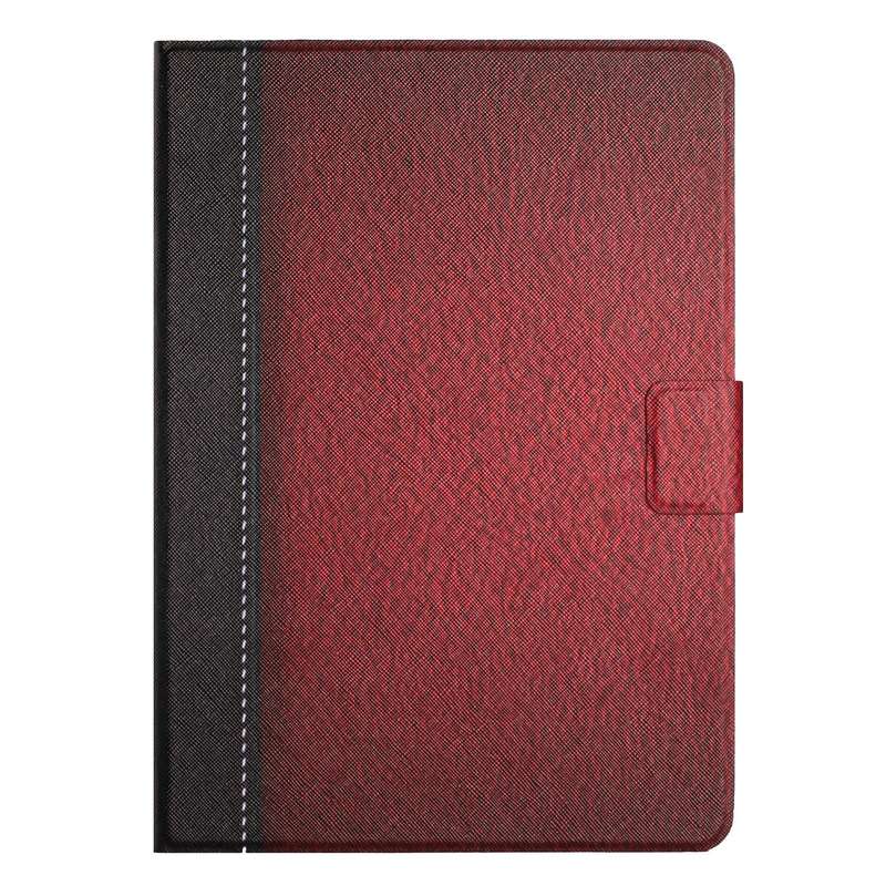 For Samsung Galaxy Tab A9 Stitching Solid Color Smart PU Tablet Case with Sleep / Wake-up Function(G