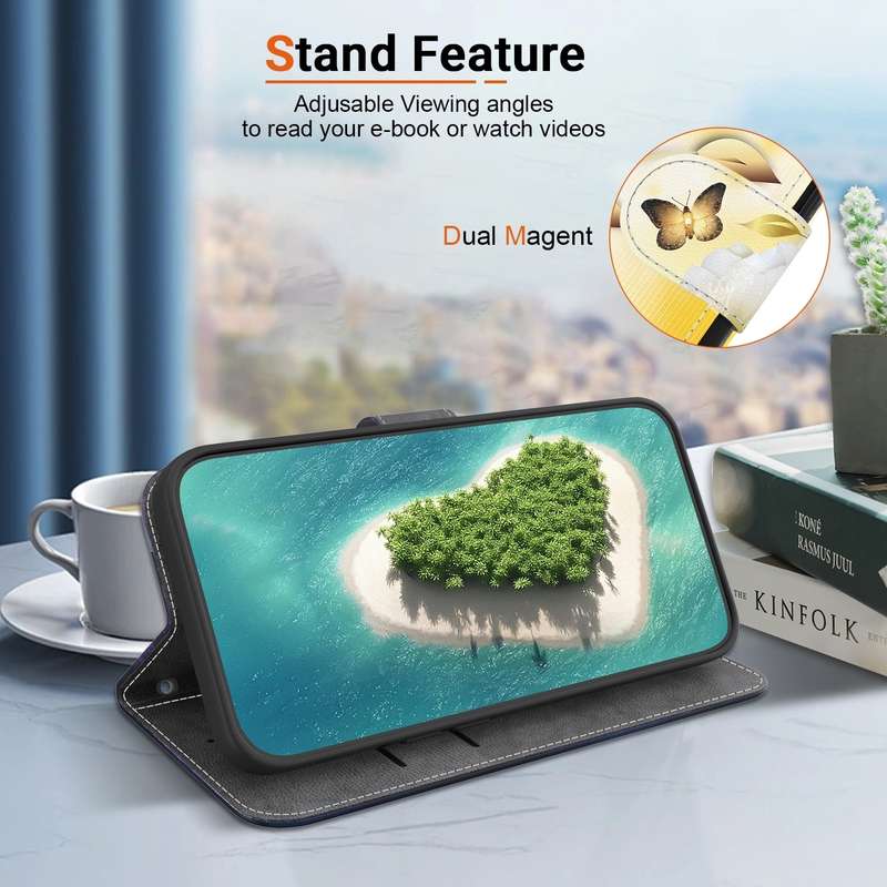 For iPhone 16 Plus Crystal Texture Colored Drawing Leather Phone Case(Gold Butterfly Epiphyllum