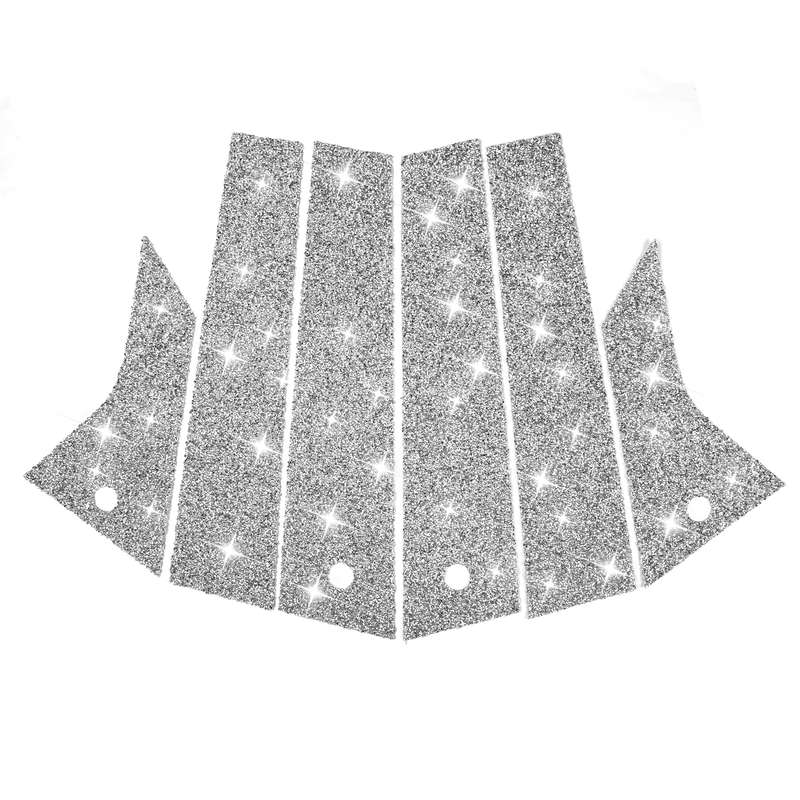 For Ford Mustang Mach E 2021 Car B-pillar Diamond Decorative Sticker