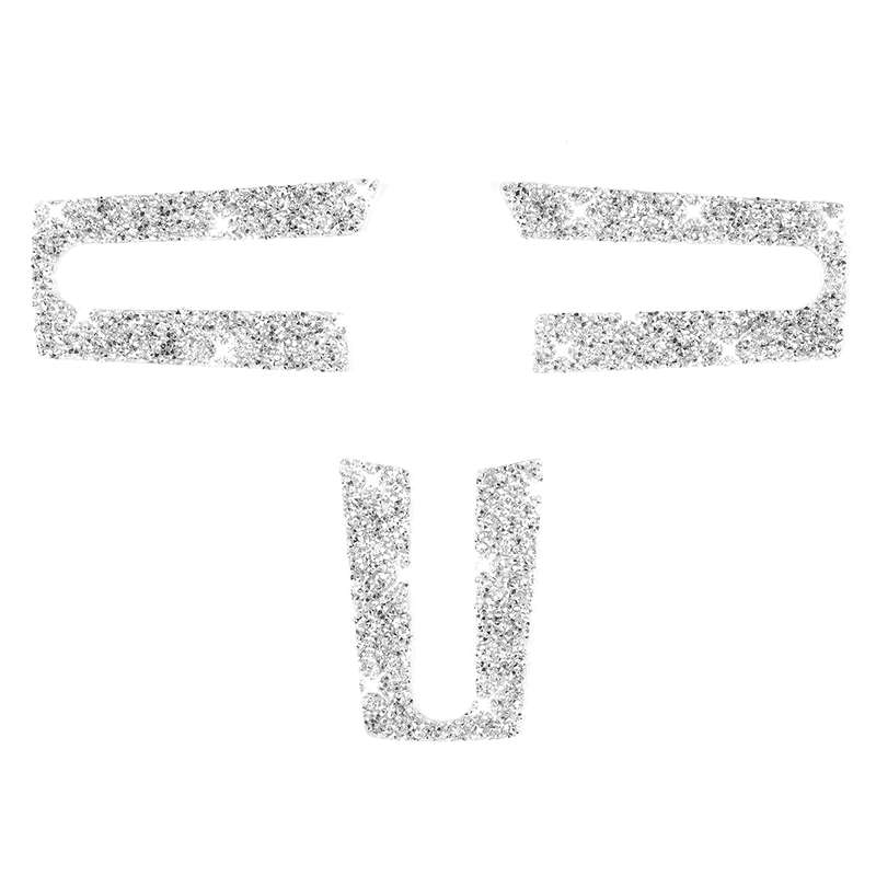 For Ford Mustang 2005-2009 3 in 1 Car Steering Wheel Diamond Decorative Sticker, Left Drive