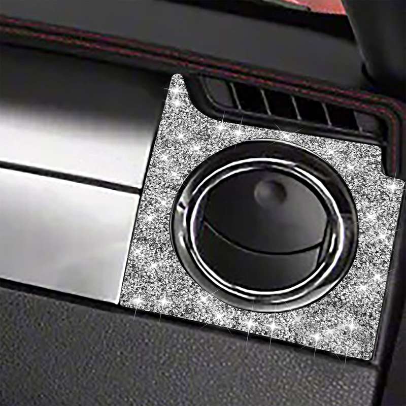 For Ford Mustang 2005-2009 Car Right Air Outlet Diamond Decorative Sticker, Left Drive