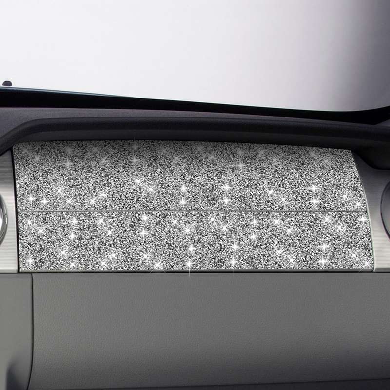 For Ford Mustang 2005-2009 Car Airbag Cover Diamond Decorative Sticker, Left Drive