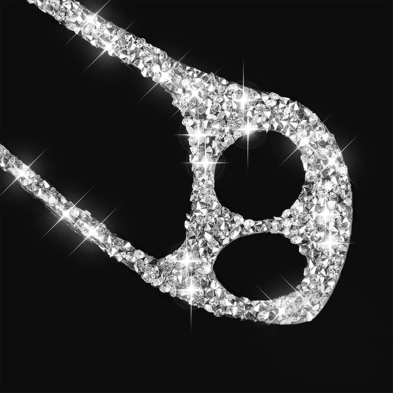 For Chevrolet Corvette C5 1998-2004 2 in 1 Both Sides of Car Speedometer Diamond Decorative Sticker,