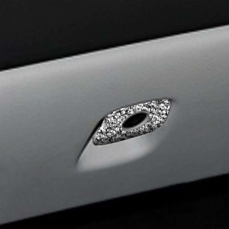 For Chevrolet Corvette C6 2005-2013 Car Passenger Side Storage Box Diamond Decorative Sticker, Left