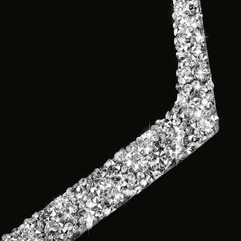For Chevrolet Corvette C7 2014-2019 Car Door Speaker Frame Diamond Decorative Sticker, Left Drive