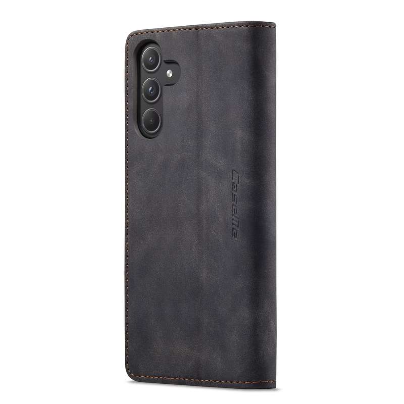 For Samsung Galaxy A55 5G CaseMe 013 Multifunctional Horizontal Flip Leather Phone Case(Coffee)