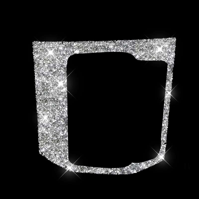 For Mazda CX-5 2017-2018 Car Gear Panel Diamond Decorative Sticker, Right Drive