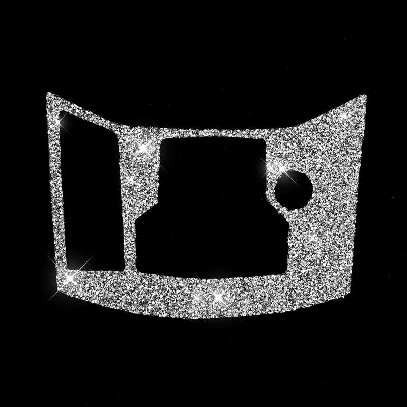 For Mazda CX-5 2017-2018 Car Electronic Handbrake Panel Diamond Decorative Sticker, Left Drive