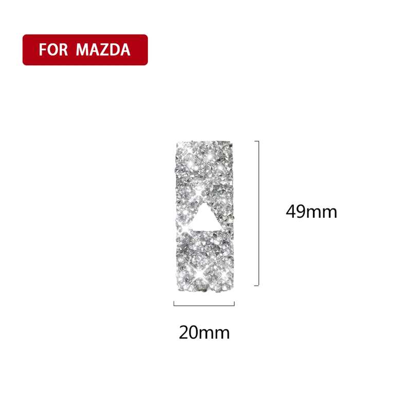 For Mazda CX-5 2017-2018 Car Warning Light Diamond Decorative Sticker,Left and Right Drive Universal