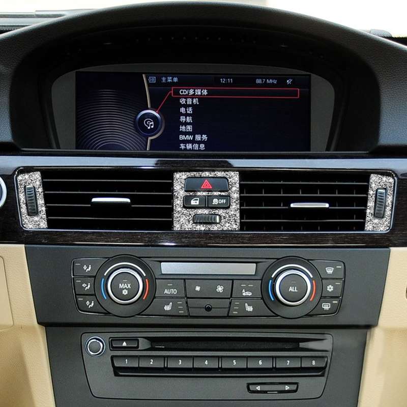 For BMW 3 Series E90 / E92 / E93 2005-2012 Premium Car Air Outlet Diamond Decorative Sticker
