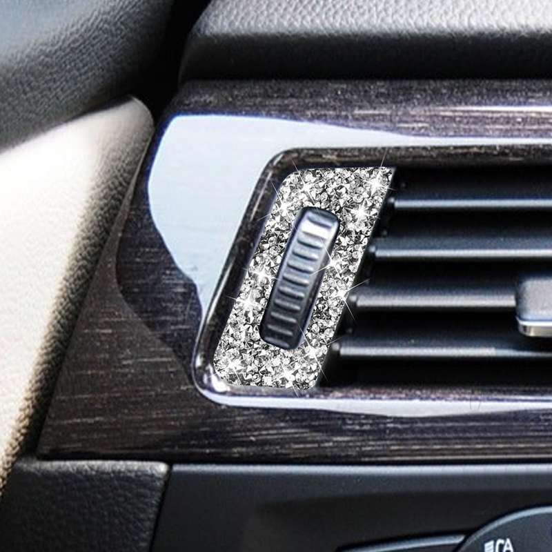 For BMW 3 Series E90 / E92 / E93 2005-2012 Premium Car Air Outlet Diamond Decorative Sticker