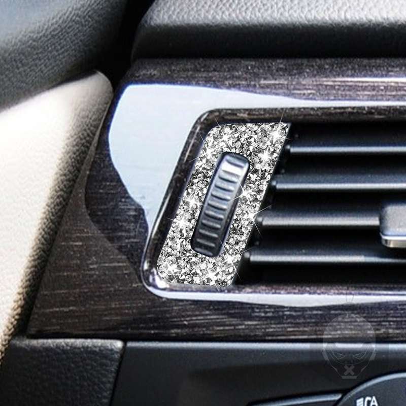 For BMW 3 Series E90 / E92 / E93 2005-2012 Basic Car Air Outlet Diamond Decorative Sticker