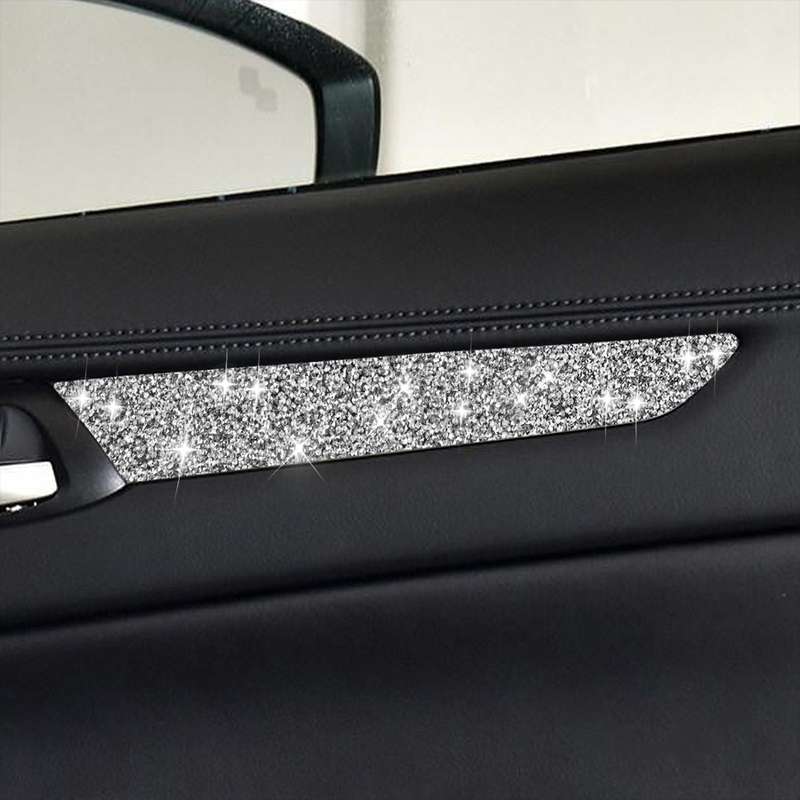 For Mazda CX-5 2017-2018 Car Door Panel Diamond Decorative Sticker,Left and Right Drive Universal