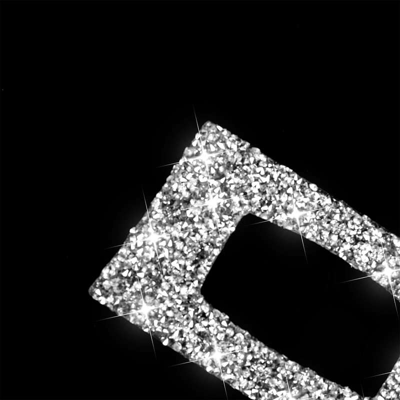 For BMW 3 Series E90 2005-2012 Car Ignition Switch Frame Diamond Decorative Sticker, Left Drive