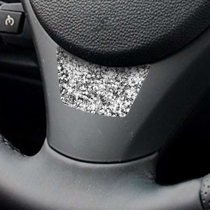 For BMW 3 Series E90 2005-2012 Car Steering Wheel B-Type Diamond Decorative Sticker