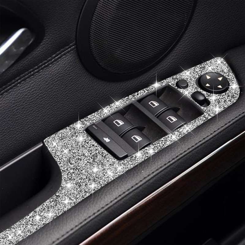 For BMW 3 Series E90 / 320i / 325i 2005-2012 Car Window Lift Panel with Folding Key 35.8cm Diamond D