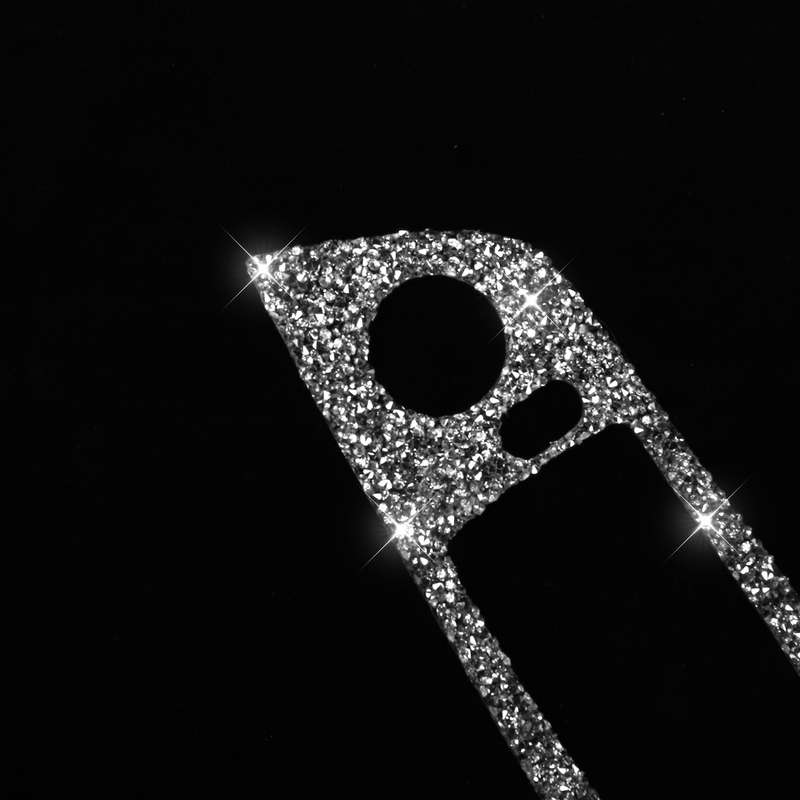 For BMW 3 Series E90 / 320i / 325i 2005-2012 Car Window Lift Panel 35.8cm Diamond Decorative Sticker