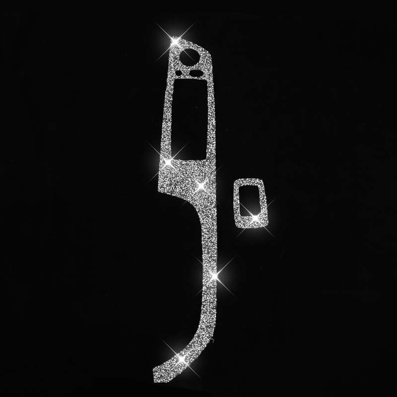 For BMW 3 Series E92 2005-2012 Car Window Lift Panel with Folding Key 40.4cm Diamond Decorative Stic