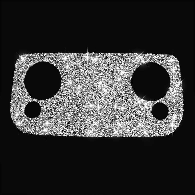 For Ford Mustang 2009-2013 2pcs Car Reading Light Diamond Decoration Sticker, Left Hand Drive