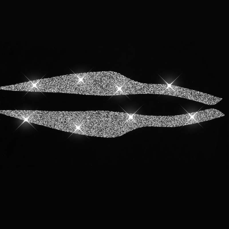 For BMW 3 Series E90 / 318i / 320i / 325i 2005-2008 Car Light Eyebrow Diamond Decorative Sticker