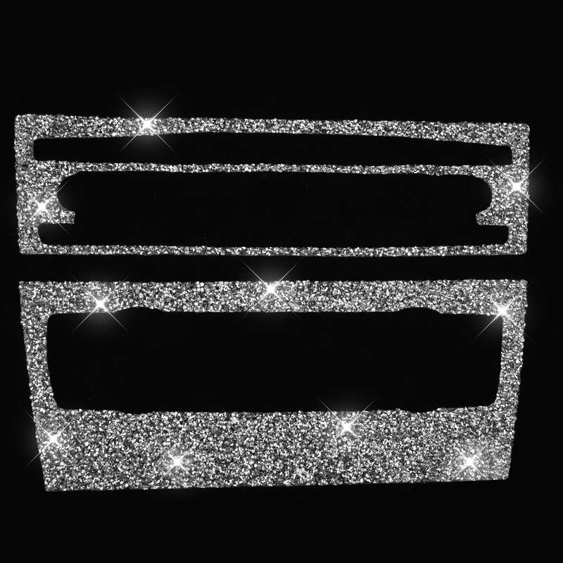 For BMW 3 Series E90 / E92 2005-2012 Car Aircondition CD Control Panel Basic Diamond Decorative Stic
