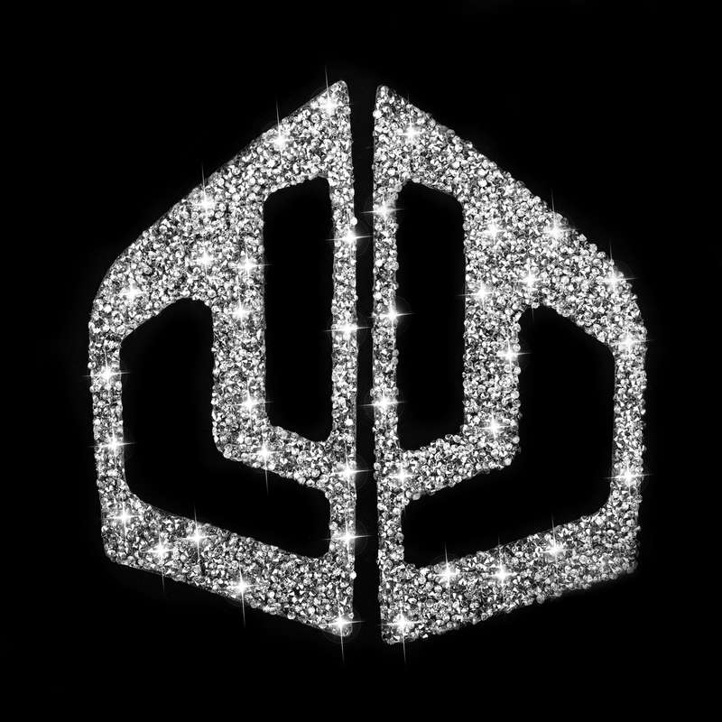 For Mercedes-Benz C-class W204 2007-2013 Car Seat Adjustment B Diamond Decorative Sticker, Left and