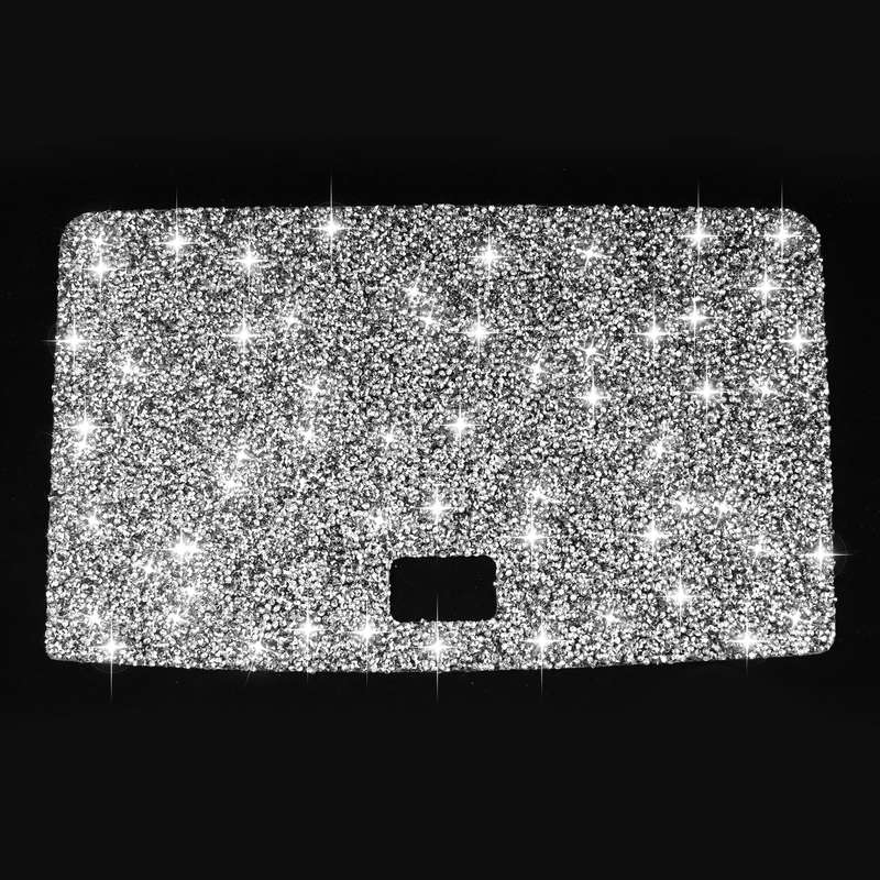 For Mercedes-Benz C-class W204 2007-2010 Car Console Navigation Diamond Decorative Sticker, Left and