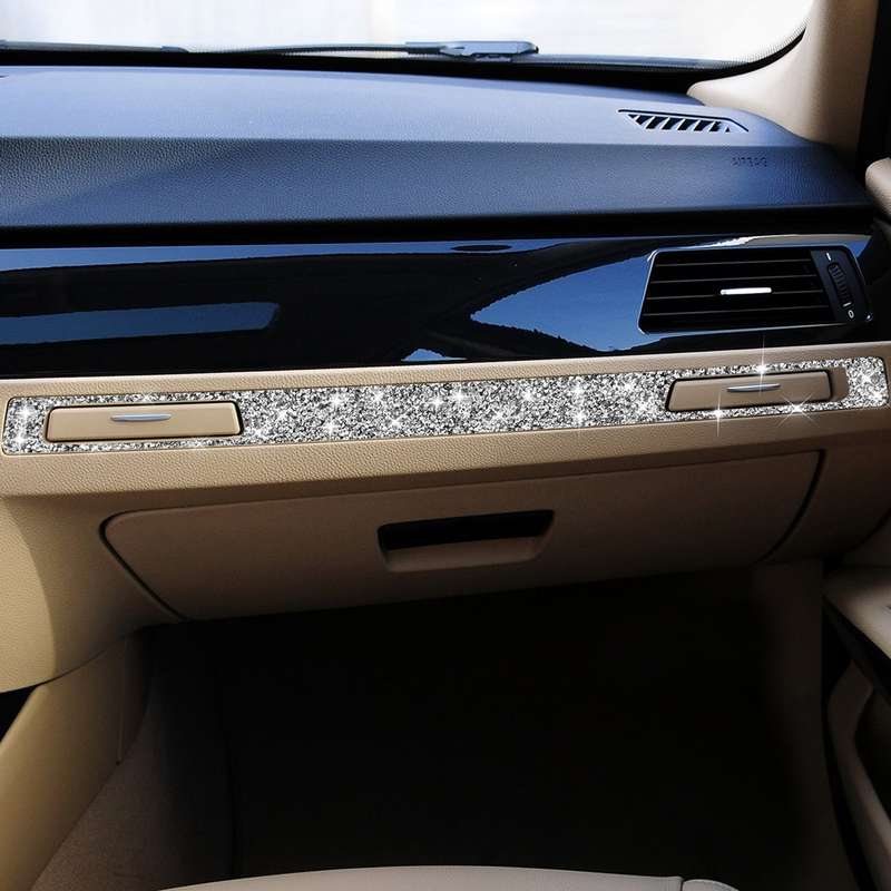 For BMW 3 Series E90 / E92 / E93 2005-2012 Car Passenger Side Center Control Diamond Decorative Stic