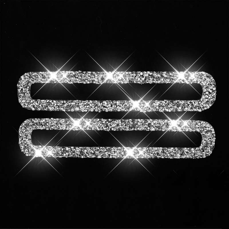 For Ford Mustang 2015-2020 Car Door Air Outlet Diamond Decoration Sticker, Left and Right Drive