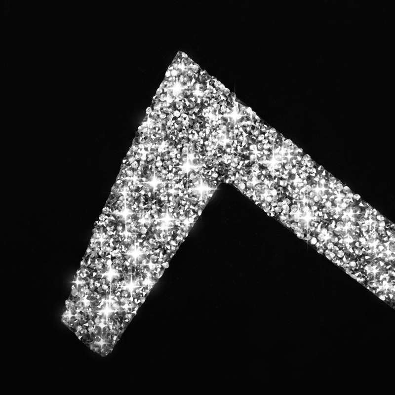 For Mercedes-Benz C-class W204 2011-2013 Car Central Control CD Panel Diamond Decorative Sticker, Le