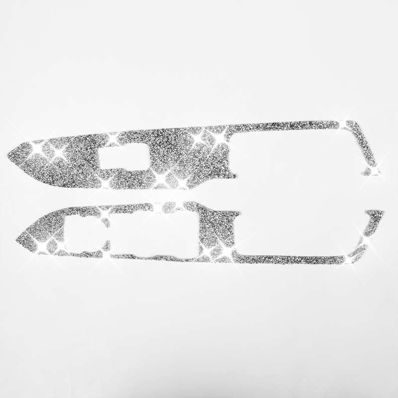 For Ford Mustang 2015-2020 Car Door Lift Panel A Diamond Decoration Sticker, Left Drive