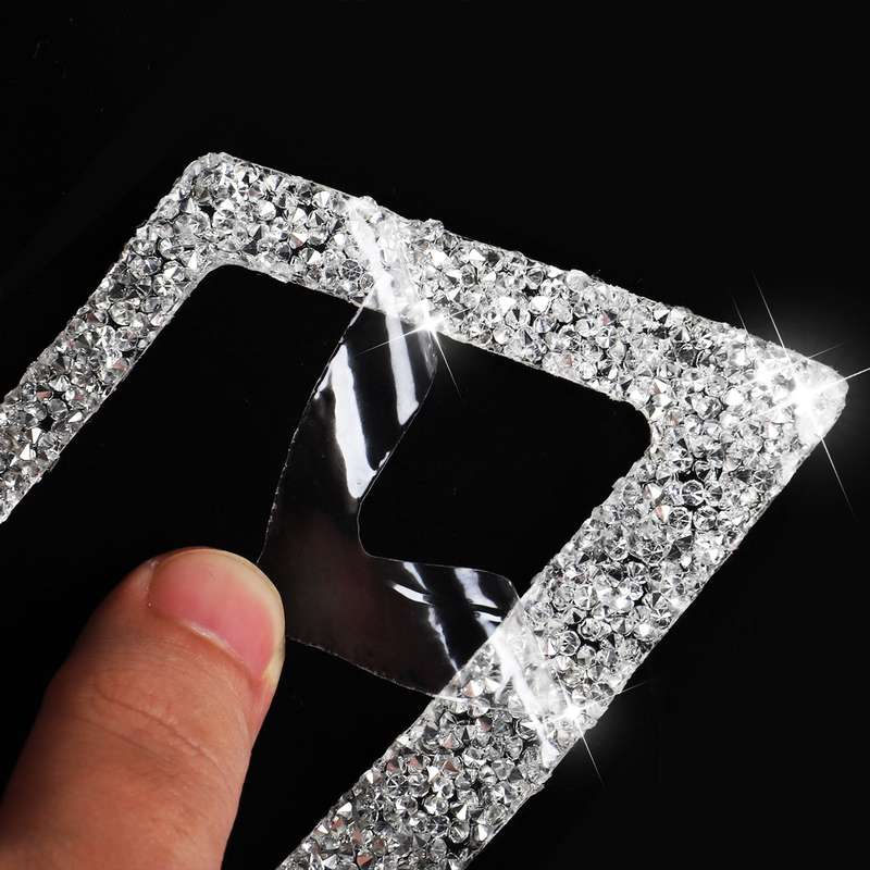 For Ford Mustang 2015-2020 Car Side Air Outlet Diamond Decoration Sticker, Left and Right Drive