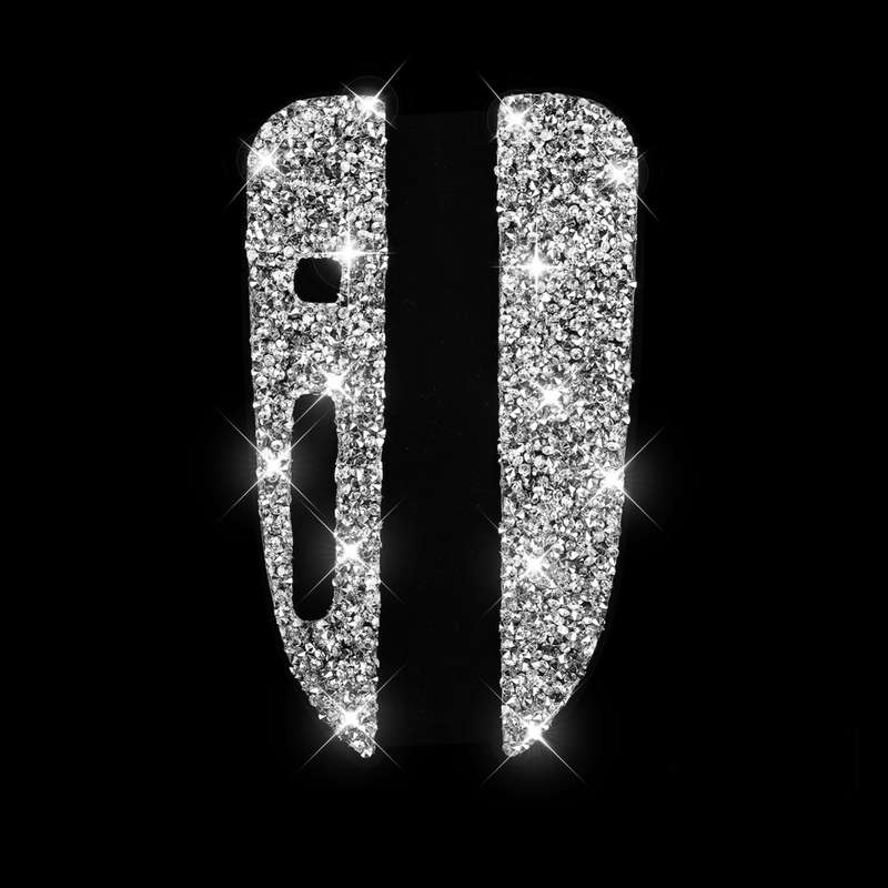 For Ford Mustang 2015-2020 Car Gearshift Panel Diamond Decoration Sticker, Left Drive