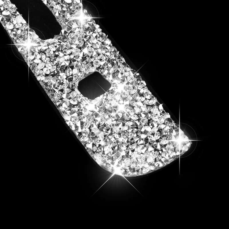 For Ford Mustang 2015-2020 Car Gearshift Panel Diamond Decoration Sticker, Left Drive