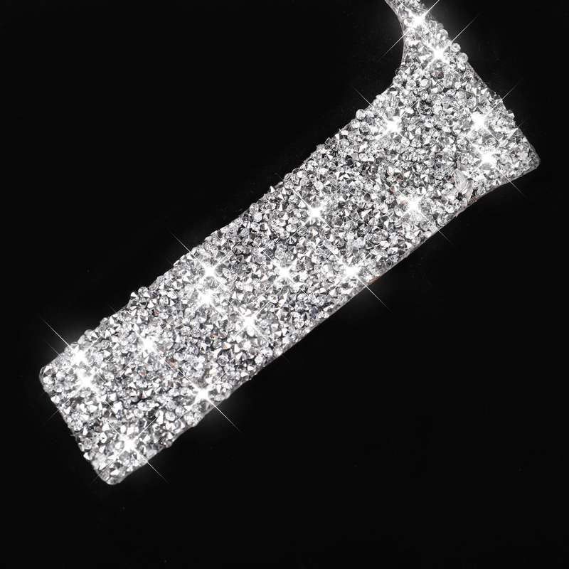For Honda Civic 2016-2019 Car Gear Panel Diamond Decorative Sticker, Left and Right Drive