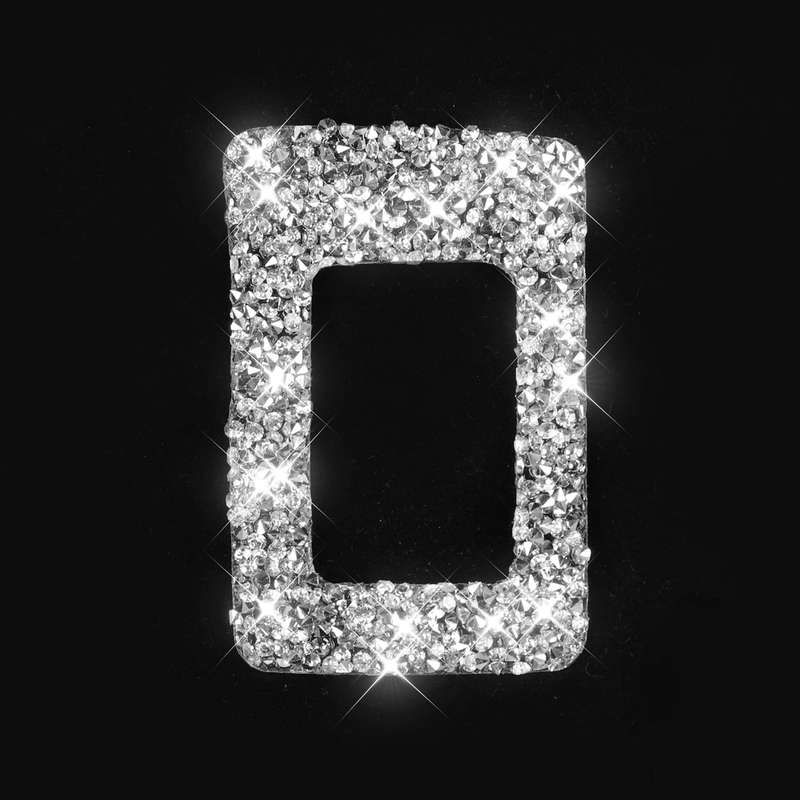 For Honda Civic 2016-2019 Car Warning Light Frame Diamond Decorative Sticker, Left-hand Drive
